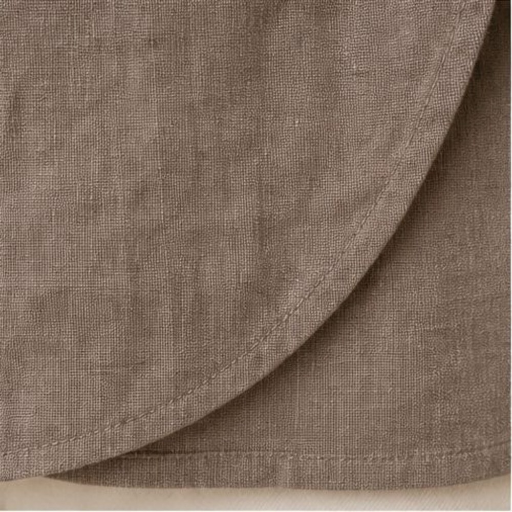 Taupe Ruffle Blouse - Picture 6 of 6